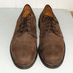 EXCELLENT MENS COLE HAAN BROWN NUBUCK OXFORDS SIZE 9.5 B