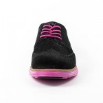 COLE HAAN LUNARGRAND WINGTIP BLACK SUEDE C11098 2B2