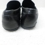 HUGO BOSS MENS SHOES SZ 13 BLACK LEATHER DRESS CAUSAL SLIP ON LOAFERS MOCCASIN