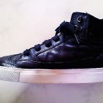 DIESEL Men’s Claw King Black Leather High Tops Sneakers Size 10M