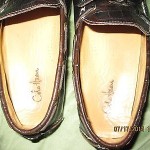 Men’s Cole Haan Dark Brown Croc Embossed Driving Moccasins Size 8.5 D