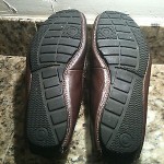 Cole Haan brown pebbled leather driving moccasins men’s 7