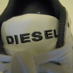 AUTHENTIC Diesel Men’s Fashion Sneakers Lounge White / Gray Leather $125