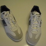 AUTHENTIC Diesel Men’s Fashion Sneakers Lounge White / Gray Leather $125