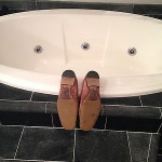 Authentic Hugo Boss 100%  Tan Beige Loafers Slip Ons Luxury Dress Sho