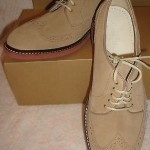 NEW COLE HAAN Air Franklin Wing II Milkshake Suede Shoes size 10.5  ret $198