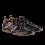 NEW COLE HAAN AIR TERRELL DARK BROWN LEATHER W/ TAN STRIPES CASUAL OXFORD SHOES