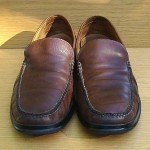 COLE HAAN Nike Air Dempsey Brown Leather Loafer Men’s size 10.5 M