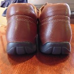Shoe Men Cole Haan C06716 Nike Air leather Brown Plain Oxford shoe sz 9 1/2 M
