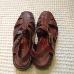 Mens Cole Haan Country Fisherman Brown Leather Sandal Size 10.5 EUC