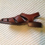 Mens Cole Haan Country Fisherman Brown Leather Sandal Size 10.5 EUC