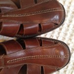 Mens Cole Haan Country Fisherman Brown Leather Sandal Size 10.5 EUC
