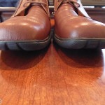 Shoe Men Cole Haan C06716 Nike Air leather Brown Plain Oxford shoe sz 9 1/2 M