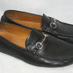 men’s cole haan driving loafers black leather shoes size 11 m