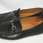 men’s cole haan driving loafers black leather shoes size 11 m