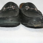 men’s cole haan driving loafers black leather shoes size 11 m