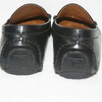 men’s cole haan driving loafers black leather shoes size 11 m