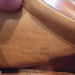 Shoe Men Cole Haan C06716 Nike Air leather Brown Plain Oxford shoe sz 9 1/2 M