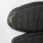 men’s cole haan driving loafers black leather shoes size 11 m