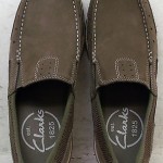 NEW Clarks Mens Armada Spanish Olive Nubuck Leather Loafers Shoes 63622 size 7 M