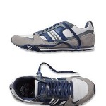 DIESEL Mens GUNNER SNEAKERS Shoes 12 (45) Gray/Blue New