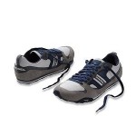 DIESEL Mens GUNNER SNEAKERS Shoes 12 (45) Gray/Blue New