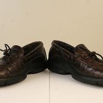 Cole Haan country crocodile loafers Sz 9 M