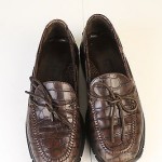 Cole Haan country crocodile loafers Sz 9 M
