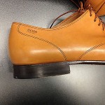 Mens HUGO BOSS Brown/Tan Lace Up Oxfords Shoes Size 8 M, MADE IN ITALY