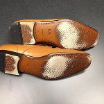 Mens HUGO BOSS Brown/Tan Lace Up Oxfords Shoes Size 8 M, MADE IN ITALY