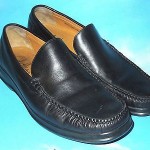 COLE HAAN NIKE AIR MEN’S BLACK ,LEATHER LOAFERS , SLIP ON SHOES SIZE 10 M