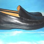 COLE HAAN NIKE AIR MEN’S BLACK ,LEATHER LOAFERS , SLIP ON SHOES SIZE 10 M