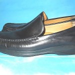 COLE HAAN NIKE AIR MEN’S BLACK ,LEATHER LOAFERS , SLIP ON SHOES SIZE 10 M