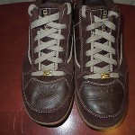 DIESEL MEN FASHION SNEAKERS IN BROWN SIZE US 10