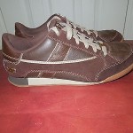 DIESEL MEN FASHION SNEAKERS IN BROWN SIZE US 10