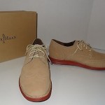 NIB Cole Haan LUNARGRAND Wingtip Sz 13 M Milkshake Suede Chukka Oxfords