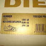 DIESEL MEN’S LEATHER SNEAKERS SHOES SIZE 10 M STYLE= GUNNER BNIB!