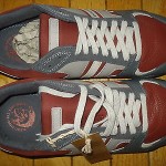 DIESEL MEN’S LEATHER SNEAKERS SHOES SIZE 10 M STYLE= GUNNER BNIB!