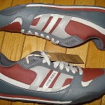 DIESEL MEN’S LEATHER SNEAKERS SHOES SIZE 10 M STYLE= GUNNER BNIB!