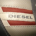 DIESEL MEN’S LEATHER SNEAKERS SHOES SIZE 10 M STYLE= GUNNER BNIB!
