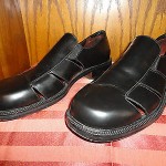 MEN’S COLE HAAN CITY FISHERMAN BLACK LEATHER SANDALS, SIZE 9D – NWT