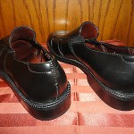 MEN’S COLE HAAN CITY FISHERMAN BLACK LEATHER SANDALS, SIZE 9D – NWT