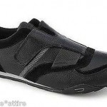 DIESEL men size 10 black leather shoes MATTHEW ON sneakers Velcro closure NIB