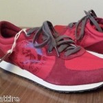 DIESEL men size 9 fashionable sneakers red model A-Head shoes made in Vietnam