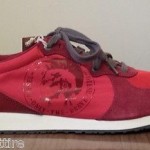 DIESEL men size 9 fashionable sneakers red model A-Head shoes made in Vietnam
