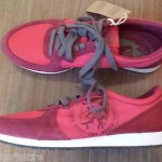 DIESEL men size 9 fashionable sneakers red model A-Head shoes made in Vietnam