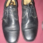 Men’s Shoes COLE HAAN Black Leather Nike Air Oxfords Size 10 M