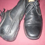 Men’s Shoes COLE HAAN Black Leather Nike Air Oxfords Size 10 M