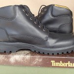 Timberland Leather Boots RARE Black Men Size 14