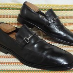 AWESOME HUGO BOSS MEN SHOES SZ 7.5/8.5 LEATHER LOAFERS SLIP ONS CARL BIT METONO